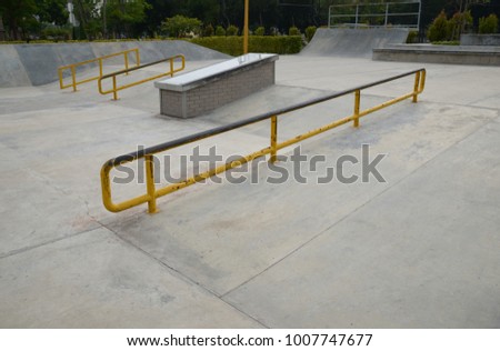 Skateboarding Training Ground. 
