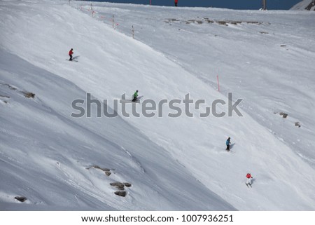 to ski in the alps