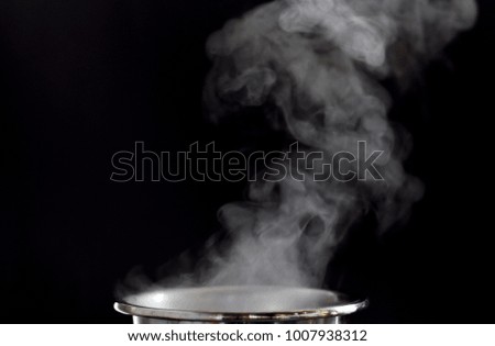 Smoke from the cooking 