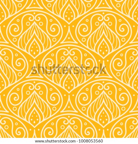 Vector seamless endless pattern. Tribal, boho or indian style texture. Minimalistic style background. Abstract design, perfect for fabric, wallpaper, paper print