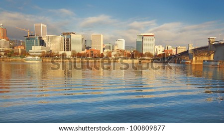 The Portland skyline