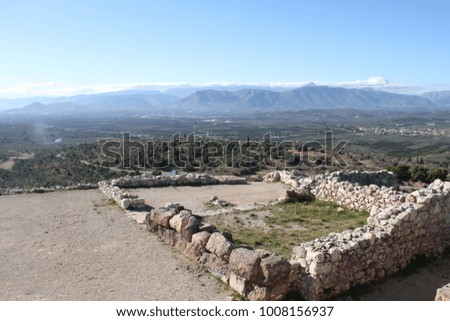Photos of Archaelogical site of Mycenae, Greece