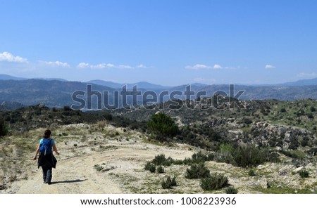The mountainous landscape of the area Cine. Marmaris. Turkey
