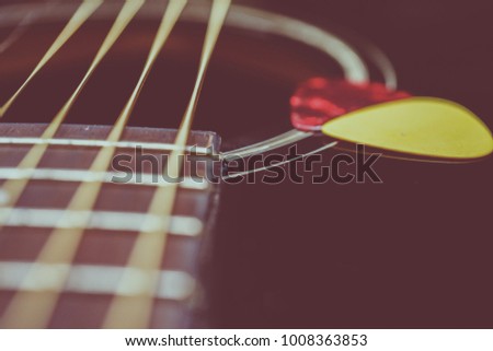 Background On a theme guitar