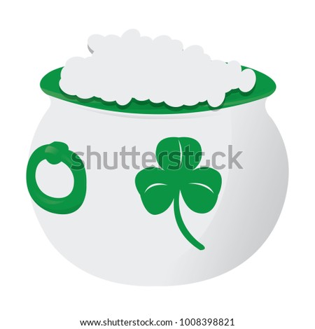 Pot with coins