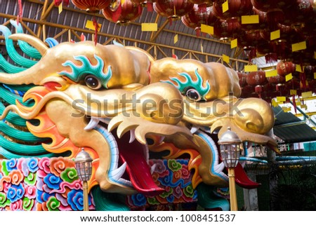 Dragon head Statue