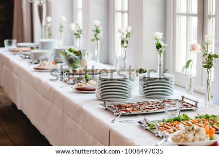 catering wedding buffet for events Royalty-Free Stock Photo #1008497035