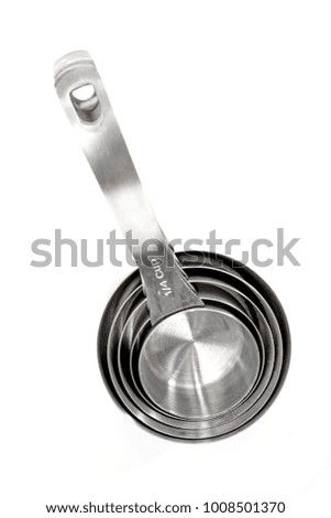A studio photo of measuring cups