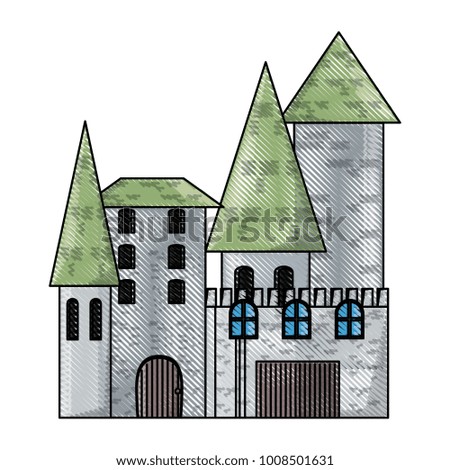 Medieval castle icon image