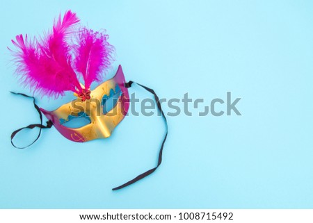 masks and disguises, carnival concept