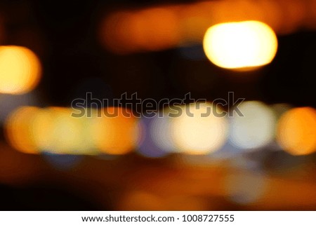 City night light bokeh and light blurred background