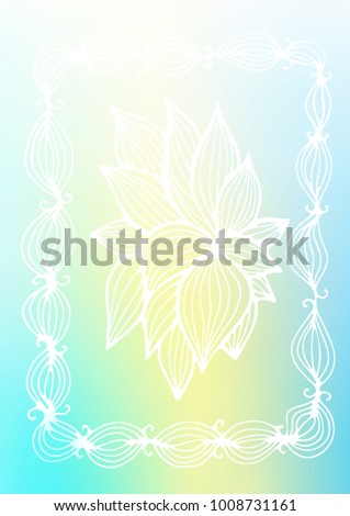 Light Blue, Yellow natural abstract background. An elegant bright illustration with lines in Natural style. A completely new design for your business.