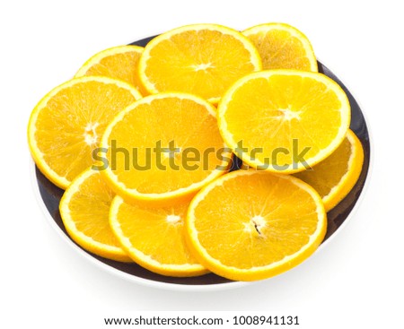 Oranges closeup image