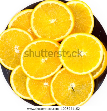 Oranges closeup image