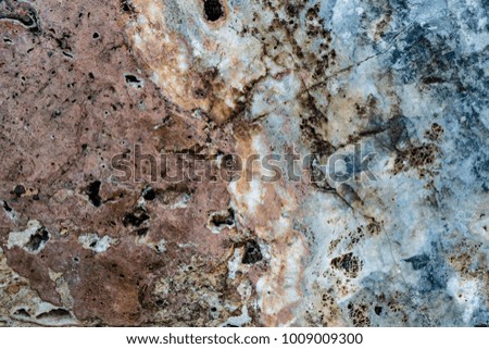 Close-up image of cut stone surface. Beautiful pattern Photo taken with natural light