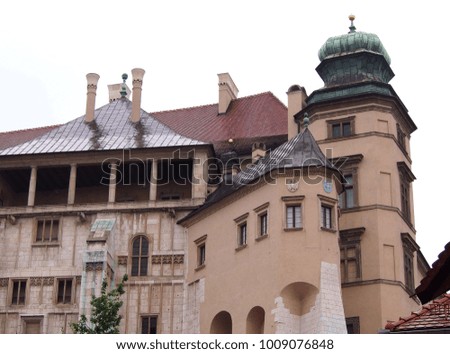 Wawel Royal Castle, buildings and architecture.