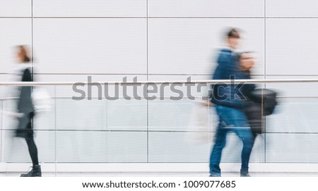 business people crowd at an floor, concept image