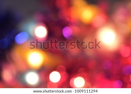 Bokeh Colorful background blur supple in various colors in circles