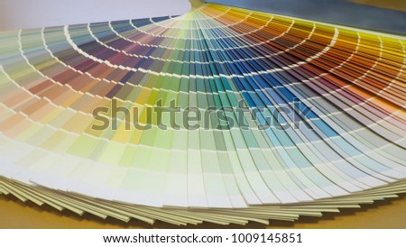 Kohler colors. Color palette. Mixed color paints. Decorative colored background. 