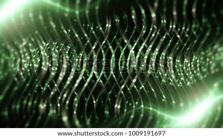 Abstract neon elegant background with glitter and waves. Abstract background with rays. Effective illustration.