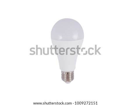 LED light bulb isolate on white background