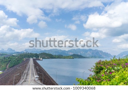 Way of Guilin Dam, Surat Thani Province.