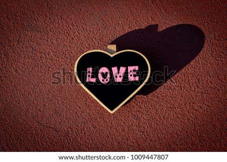 love text in heart shape background, sunlight background, wedding background