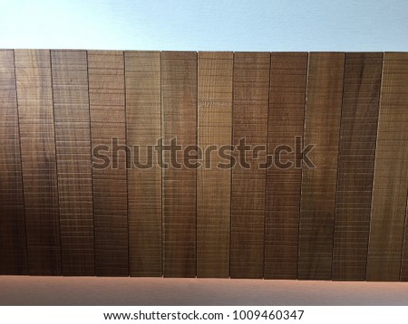 The wood pattern