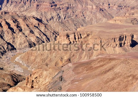 Namibia,Fish river canyon