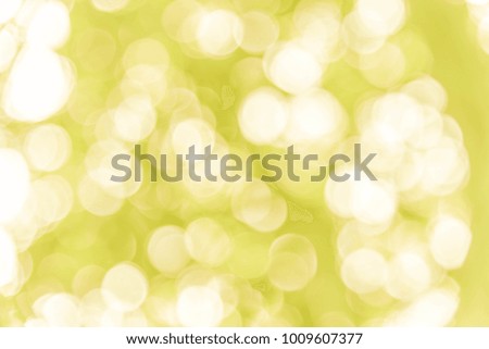 Yellow bokeh background from nature, yellow bokeh abstract