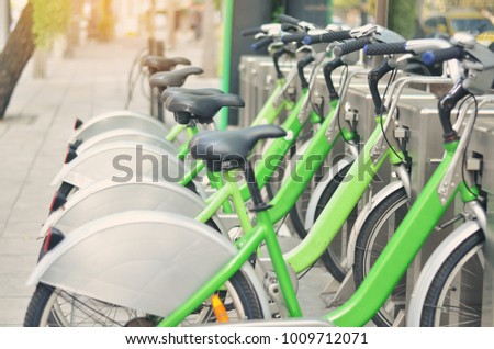 Locked bicycle , Bicycle Parking