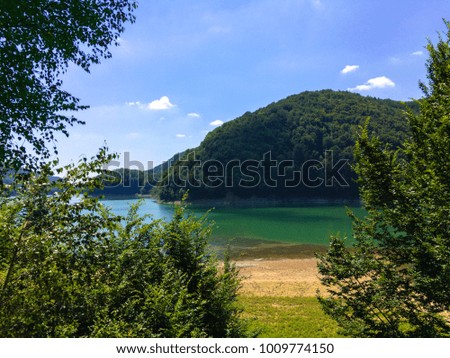 Tranquil Scene with lake landscape