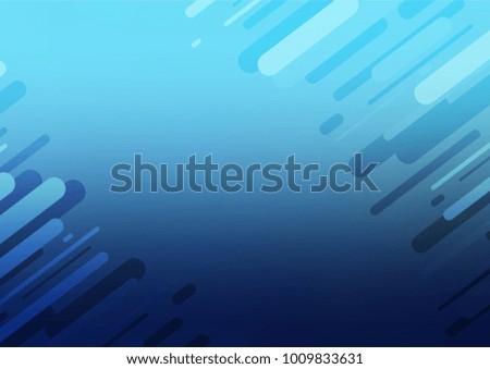 Light BLUE vector natural abstract texture. Modern geometrical abstract illustration with doodles. The completely new template can be used for your brand book.