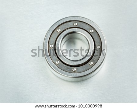 Bearing on the metal isolated background
