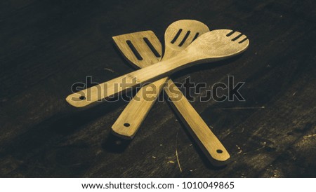 old fashion cooking utensils 