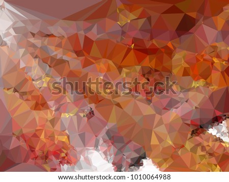 Low poly mosaic background. Template design, list, front page, brochure layout, banner, idea, cover, print, flyer, book, blank, card, ad, sign, sheet. Vector clip art.