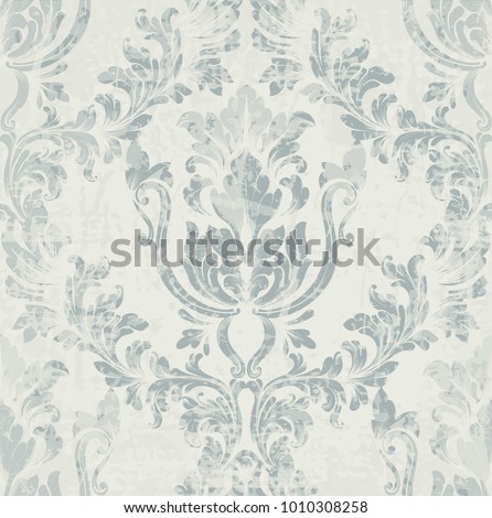 Imperial rococo pattern Vector ornament decor. Baroque background textures. Royal victorian trendy designs