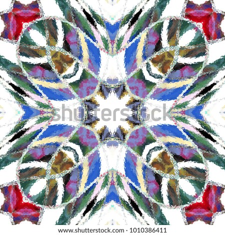 Colorful pattern for textile, tiles and design