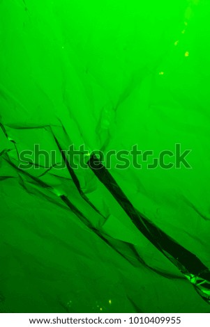 Plastic Shiny See Through Abstract Shimmer Creased Background