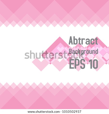 Abstract background pink color same heart vector