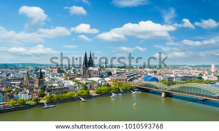 Cologne Cityscape, Germany Royalty-Free Stock Photo #1010593768