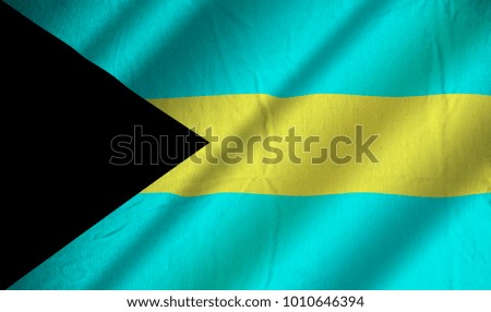 Authentic Bahamas flag