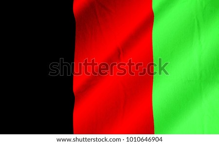 Authentic Afghanistan flag