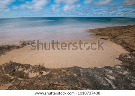 Beautiful Cylinder beach on Stradbroke Island, Queensland