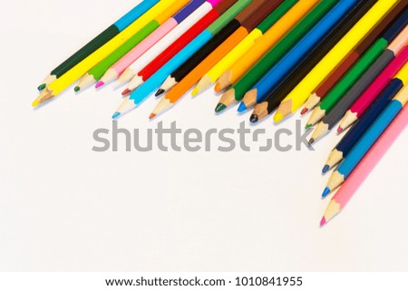 Colored Crayons background