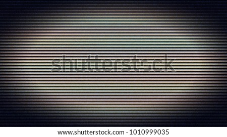 Bad Signal On The Tv Screen Noise Lines Background Motion Royalty-Free Stock Photo #1010999035
