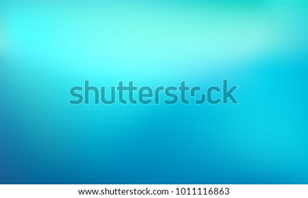 Abstract Gradient teal background. Blurred turquoise water backdrop. Vector illustration for your graphic design, banner, summer or aqua poster Royalty-Free Stock Photo #1011116863