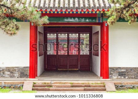 Chinese-style ancient buildings Chengde Mountain Resort