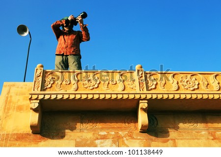Photographer in Jaisalmer, Rajasthan, India