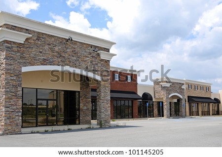 New Commercial, Retail and Office Space available for sale or lease Royalty-Free Stock Photo #101145205